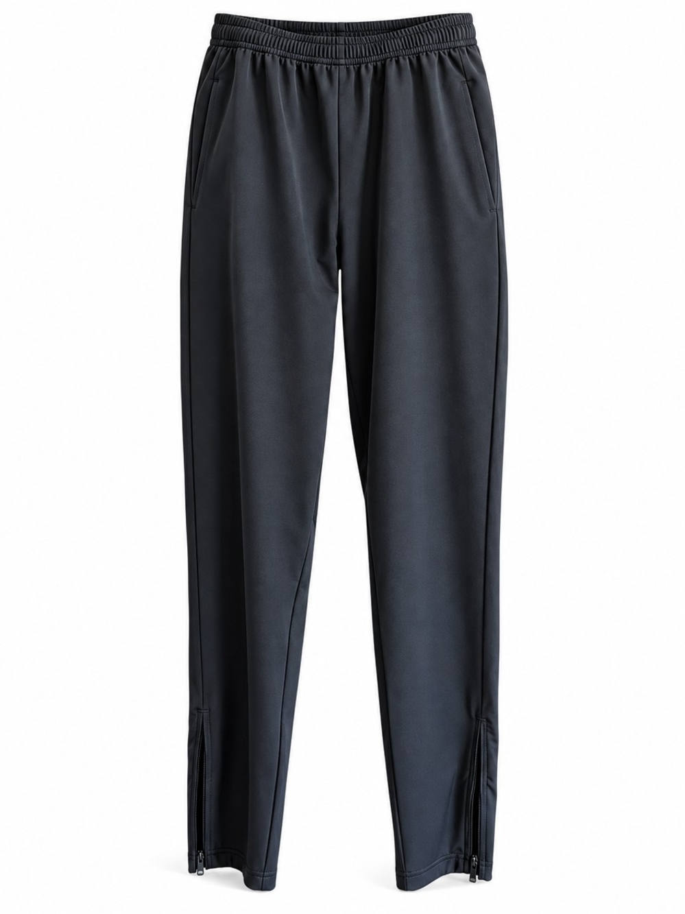Lululemon Women's Black Athletic Track Pants Elastic Waist Tapered Leg Logo